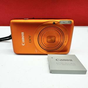 ▲ Canon IXY 400F コンパクトデジタルカメラ オレンジ 動作確認済 現状品 キャノン