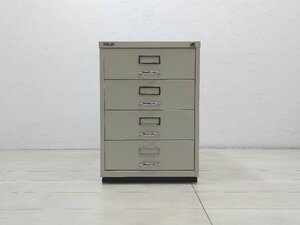 BISLEY ビスレー BASIC STYLE F4 キャビネット 鍵無し 引き出し4段 リモートワークデスク 袖机 デスクワーク BASIC series Multi-drawer D