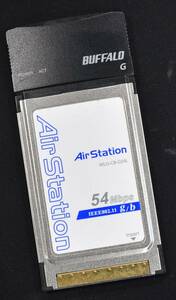 BUFFALO AirStarion 無線LANカード WLI3-CB-G54L PCカード (管:WS01 x2s