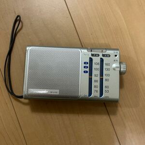【中古】Panasonic ワイドFM対応 FM/AMコンパクトラジオ RF-U150 動作品 