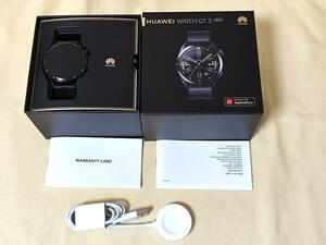 国内正規品 Huawei watch GT3 46mm ブラック JPT-B19