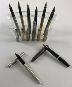 1000円〜●★ 筆記未確認★ 万年筆 色々 SHEAFFER PARKER CROSS ペン先 14K 18K ★okoy2592945-187★op3648