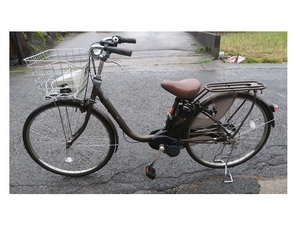 R☆Panasonic　 END63 26インチ　3段変速ギア　電動自転車 　充電器付　カギ2個 ◎アシスト動作OK ◎長押し4点灯　8.9Ah