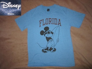 激安 即決！ Disney ディズニー ミッキーマウス FLORIDA フロリダ サーフィン Tシャツ M サーファー SURF サーフ ミッキー