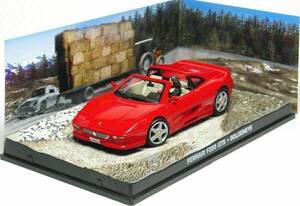 JAMES BOND 007 - DieCast 1/43 FERRARI 355 - GOLDENEYE - EAGLEMOSS 海外 即決