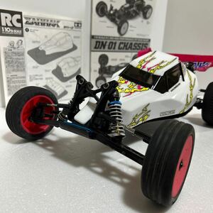 タミヤ　1/10電動RC2WDレーシングバギー　DN-01シャーシ　ZAHHAKザハーク　バギー用エアレーションオイルダンパーセット　メカ付き取説付き