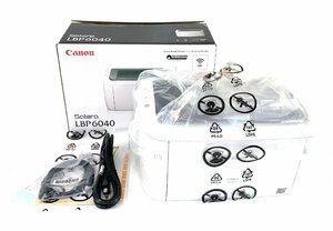●【中古・内袋未開封品】Canon キャノン コンパクト 無線対応 A4 モノクロ レーザープリンター Satera LBP6040：