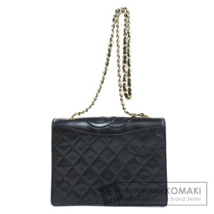 CHANEL シャネル ココマーク ゴールドチェーンショルダー ショルダーバッグ ラムスキン レディース 中古