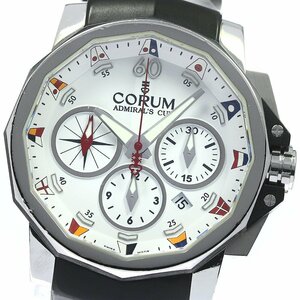 コルム CORUM 01.0007 アドミラルズカップ クロノグラフ 自動巻き メンズ _749939