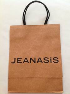 【ショッパー】JEANASiS/ジーナシスの紙袋 一度使用の新中古