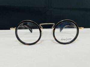 Yohji Yamamoto ヨウジ ヤマモト メガネフレーム YY1003 127 未使用 美品 伊達眼鏡 サングラス 鼈甲柄 ゴールド ボストン 人気フレーム