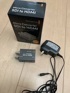 Blackmagic Micro Converter SDI to HDMI 変換 コンバーター② 【中古美品】