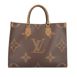 ルイヴィトン オンザゴーMM モノグラム ショルダーバッグ モノグラムキャンバス M45321 ブラウン レディース LOUIS VUITTON 中古 美品