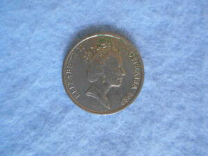 オーストラリア硬貨 10セント硬貨(1989年発行)