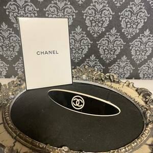 CHANEL バレッタ　ノベルティ 新品 未使用 黒 希少 貴重 ブラック ココマーク シャネル 36AP