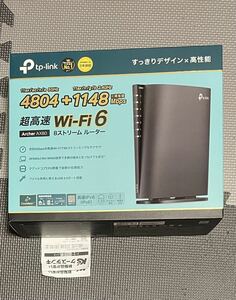 Wi-Fi 6ルーター　tp-lhnk 未使用品　Archer AX80 88円スタート！　すっきりデザイン　高性能　速い　激安スタート