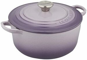 ル・クルーゼ(Le Creuset) 鋳物 ホーロー 鍋 ココット・ロンド 22 cm ブルーベルパープル ガス IH オーブン 対応