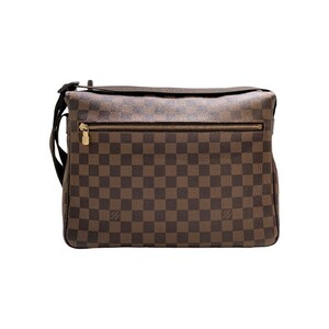 ルイ・ヴィトン LOUIS VUITTON メッセンジャーメルヴィール N51125 ダミエ PVCコーティングキャンバス ショルダーバッグ ユニセックス 中古