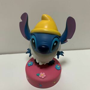 スティッチ バブルヘッド フィギュア 白雪姫8人目の小人 ディズニーランド find stitch