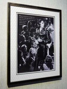 エルビス・プレスリー/1968/アートピクチャー額装/Elvis Presley :The Searcher/68カムバック・スペシャル/ロックン・ロール/ロックの王様