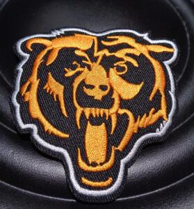 橙黒US熊◆新品NFL■シカゴ・ベアーズ Chicago Bears刺繍ワッペン （パッチ）激渋◆アメリカ　スポーツ◎アメフト　アメリカンフットボール
