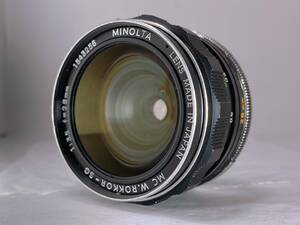 ★良品★ ミノルタ MINOLTA MC W.ROKKOR-SG 28mm F3.5　　　0311#0002 #3760