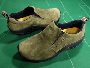 ▲メレル MERRELL ジャングルモック スウェード GROUSEカーキ メンズ 25.5cm 未使用!!!▲