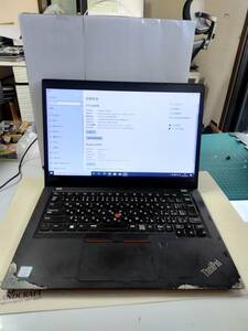 ★良品 Win10 Pro 第8世代 Lenovo Thinkpad X390 20Q0-0003JP☆Core i5(8265U)-1.6GHz/256GB/8GB 13.3インチ タブレットPC★146