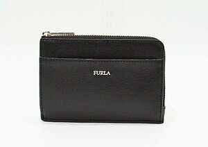 ◇新品同様【FURLA フルラ】L字ファスナー財布 ブラック