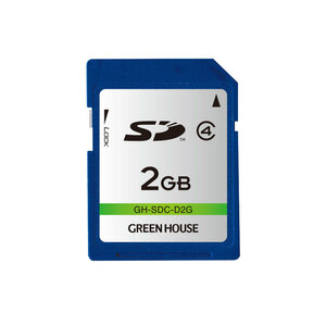 同梱可能 SDカード2GB グリーンハウス GH-SDC-D2G/7984