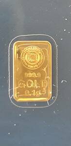 純金24K 徳力インゴット 0.1g 