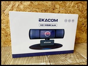 ◆EKACOM◆HDウェブカメラ 新品未開封品 フルHD 1080p usbカメラ 在宅勤務 テレワーク ビデオ会議 ネット授業 生放送 札幌発