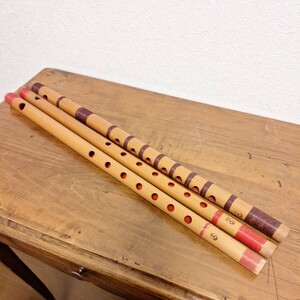 和楽器 竹製 横笛 3本まとめて