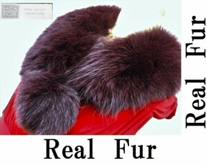 Club藤★ Real Fur　fox ショール　③　(5frc)