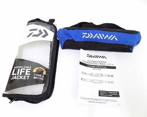 2S662□■Daiwa コンパクトインフレータブル ライフジャケット ウエストタイプ自動 TYPEA 船釣対応 DF-2220 期限切れ■□【ニューポーン】