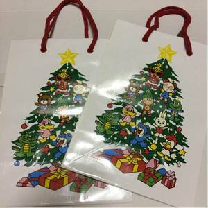 HYSTERIC MINI Shop bags ヒステリックミニ クリスマス限定 ショップ袋 ショッパー 紙袋 2枚セット①