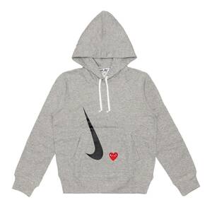 PLAY COMME des GARCONS × NIKE HOODIE GRAY MEN