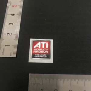 ATI Mobility Radeon premium GRAPHICS シールパソコン@1773