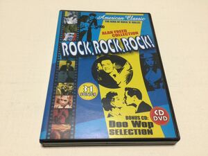 Rock. rock. rock! doo wop & Alan Freed collection☆DVD＆CD☆長期保管・中古品☆輸入盤