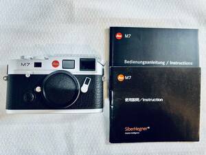 Leica M7 0.72ボディ シルバー ライカ レンジファインダー フィルムカメラ 