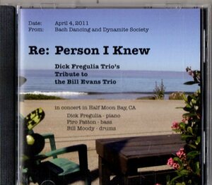 Dick Fregulia Trio /１１年/ピアノ・トリオ