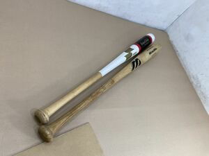 木製 バット 2点 野球 MIZUNO SSK 84/85cm
