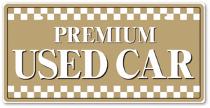 ★ナンバープレート PREMIUM USED CAR (6)★ 化粧プレート 中古車販売店 展示場 販促品 展示車両装飾品