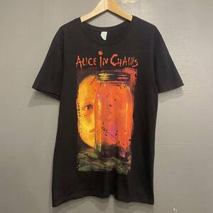 USA製 alice in chains 半袖 Tシャツ アリス イン チェインズ バンドT バンT vintage 黒 Lサイズ ロックT