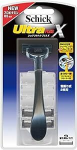 Schick(シック) シック Schick ウルトラ プラスX ホルダー 2枚刃 替刃2コ付 替刃(1コは本体に装着済み