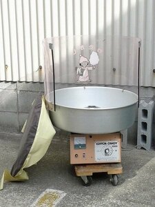 ▲20AB77▲朝日産業COTTON CANDY MACHINE/業務用綿菓子器YO-5 TR-100・お祭りわた菓子わたあめ出店