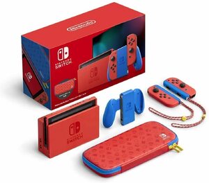 任天堂 Nintendo Switch マリオレッド×ブルー セット新品未使用品＋ソフト6点＋ホリコン forゼルダ超美品付き