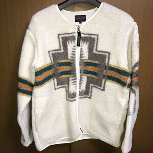 完売　size L PENDLETON/ペンドルトン Big Pile Cardigan (90-Ivory) フリース