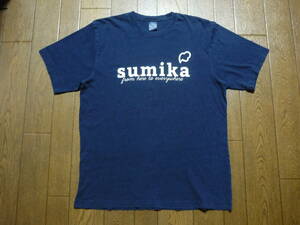 sumika　スミカ　半袖 Tシャツ　インディゴ　サイズL