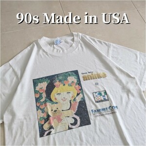 90s USA製 FANIME CON アニメ　Tシャツ　L Hanes
